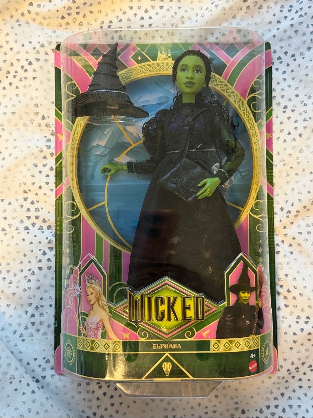 New in Box Elphaba Wicked Barbie Doll